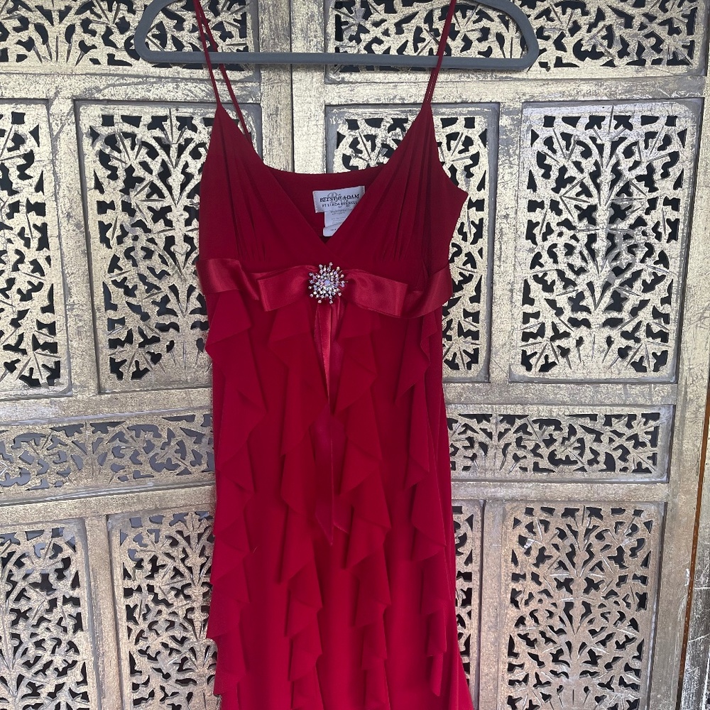 Stunning red cocktail dress